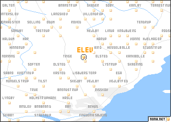 map of Elev