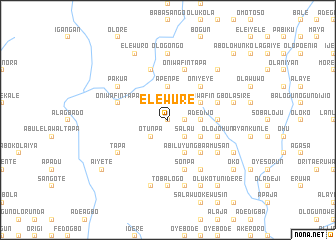 map of Elewure