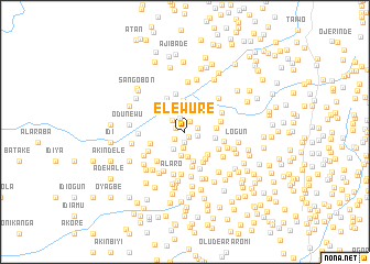 map of Elewure