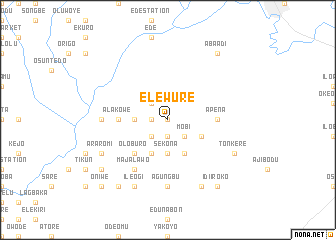 map of Elewure