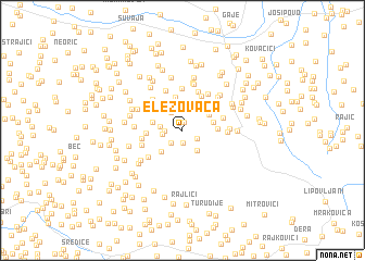 map of Elezovača