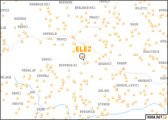 map of Elez