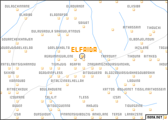 map of El Faïda