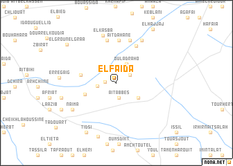map of El Faïda