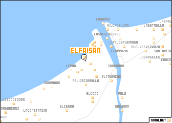 map of El Faisán
