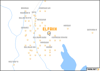 map of El Fakh