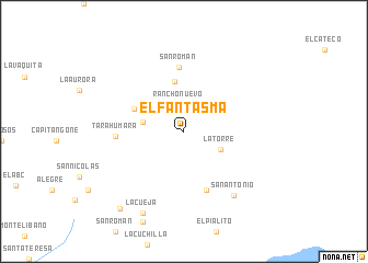 map of El Fantasma