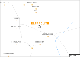 map of El Farolito