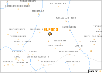 map of El Faro