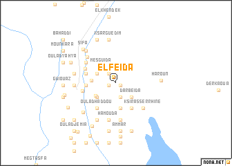 map of El Feïda