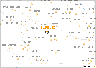 map of El Feliz