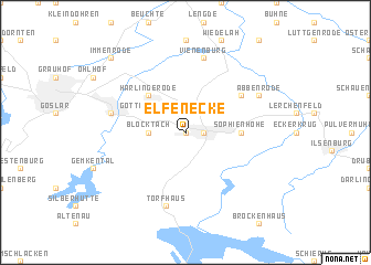 map of Elfenecke