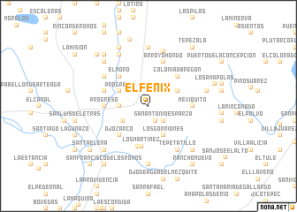 map of El Fénix