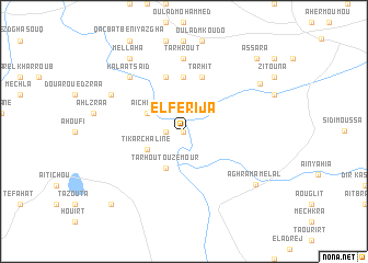 map of El Ferija