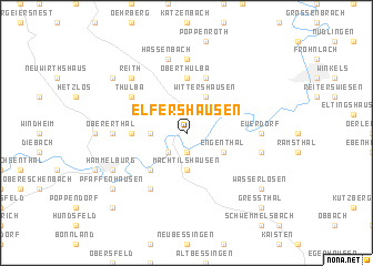 map of Elfershausen