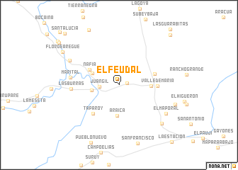 map of El Feudal