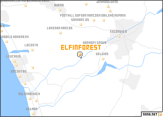 map of Elfin Forest
