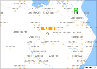 map of El Firme