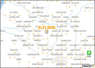 map of El Floral
