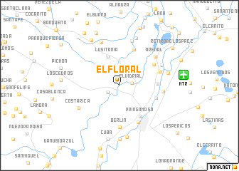 map of El Floral