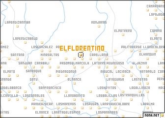 map of El Florentino