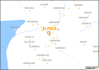 map of El Foco