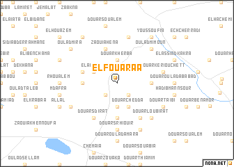 map of El Fouaraa