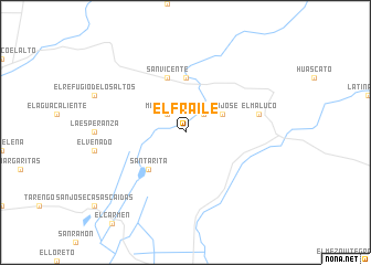 map of El Fraile