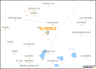 map of El Fraile