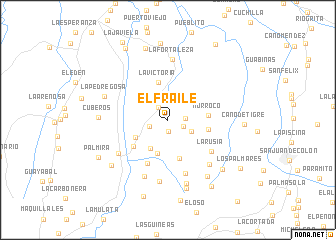 map of El Fraile