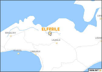 map of El Fraile