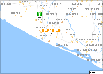 map of El Fraile