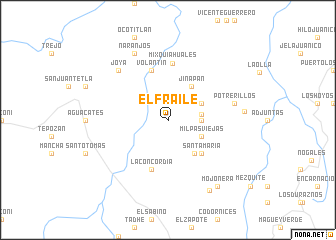 map of El Fraile