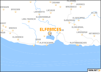 map of El Francés