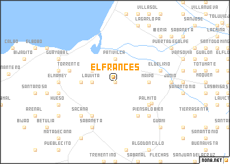 map of El Francés