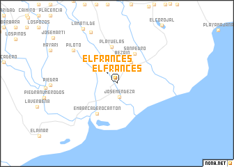 map of El Francés