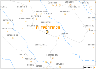 map of El Franciero