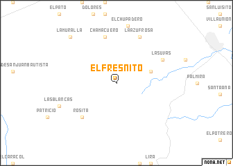 map of El Fresnito