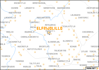 map of El Frijolillo