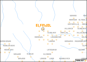 map of El Frijol