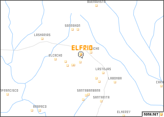 map of El Frío