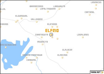 map of El Frío