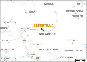 map of El Frutillo