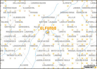 map of El Fundo