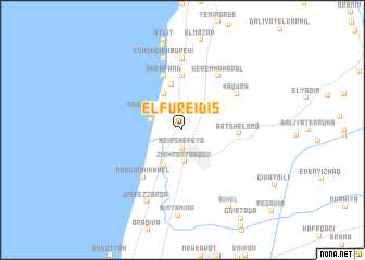 map of El Fureidīs