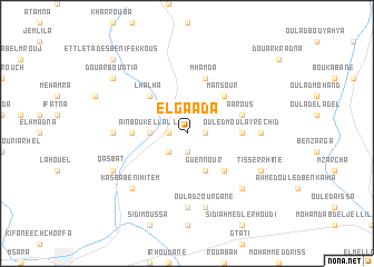 map of El Gaada