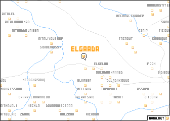 map of El Gaada