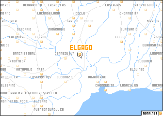 map of El Gago