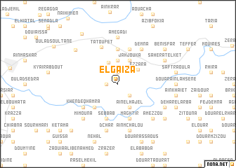 map of El Gaïza