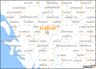 map of El Galgo